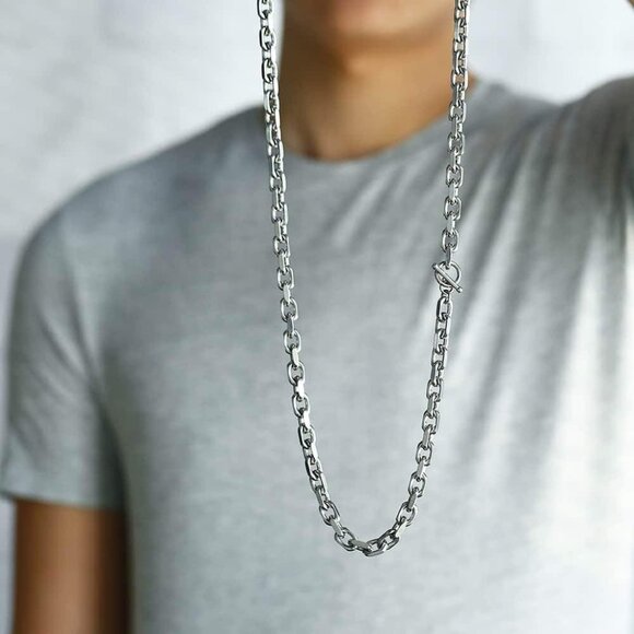 Mens Womens Stainless Steel Necklace Cable Rolo Link Chain 18-22 inch - Picture 8 of 8